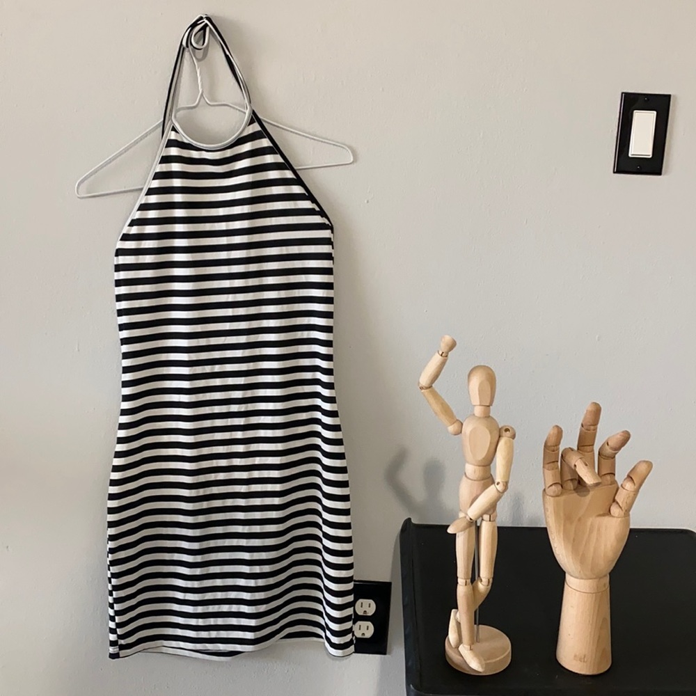 Black and white dress